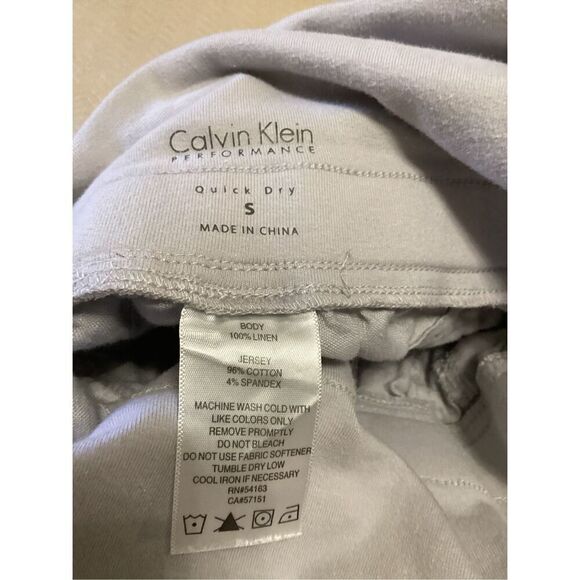 Calvin Klein Performance Linen Pants / Capris S - Picture 3 of 9